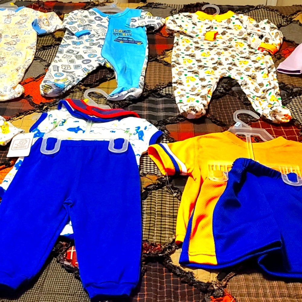 Assorted Brand & Size Baby Clothes NWT.